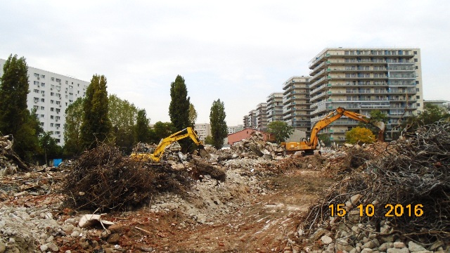 demolare fabrica  Tesatoriile Reunite Bucuresti